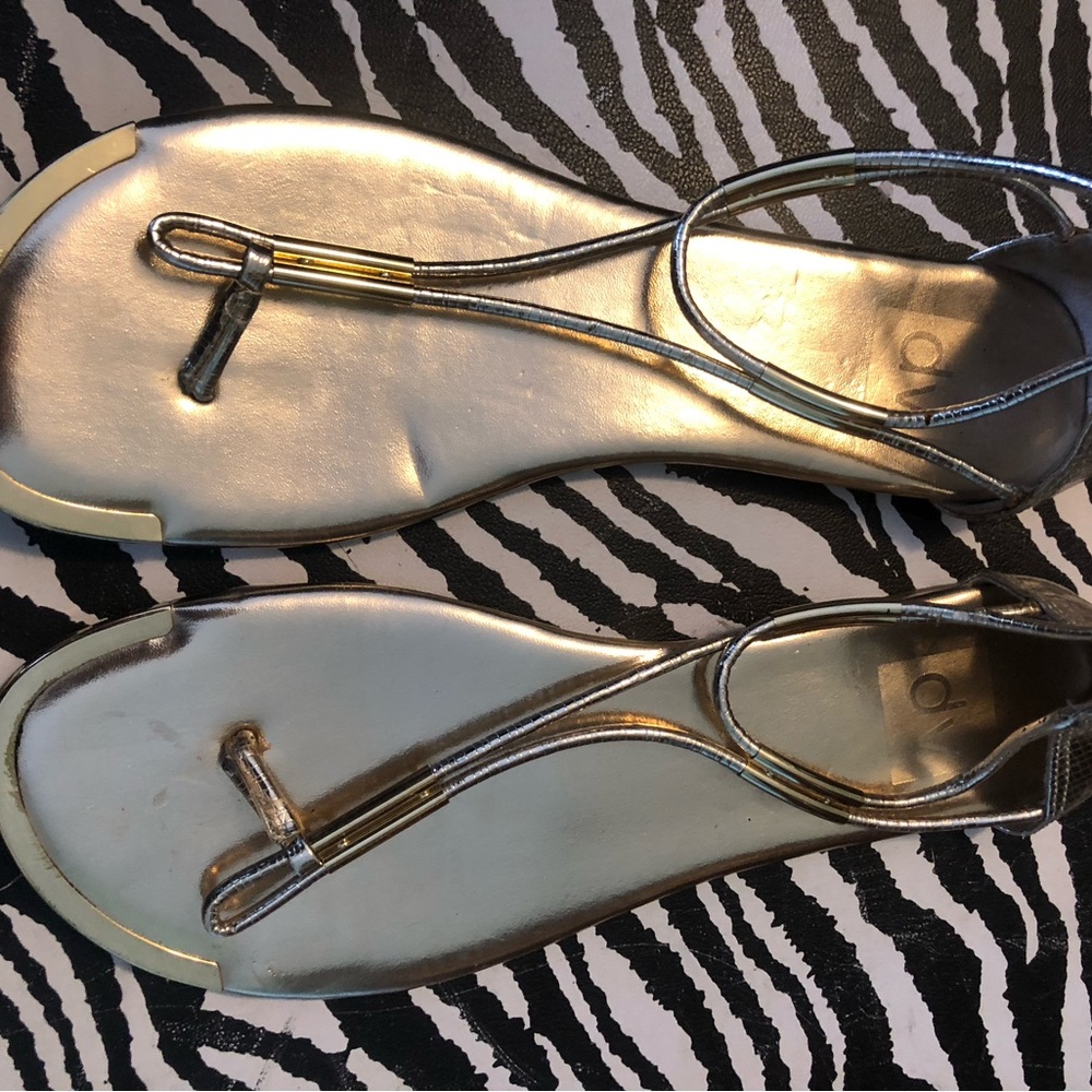 Elegant Silver Women's Sandals